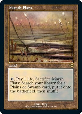 Image for Marsh Flats (Retro Frame) (Foil Etched) (437) - Magic: The Gathering