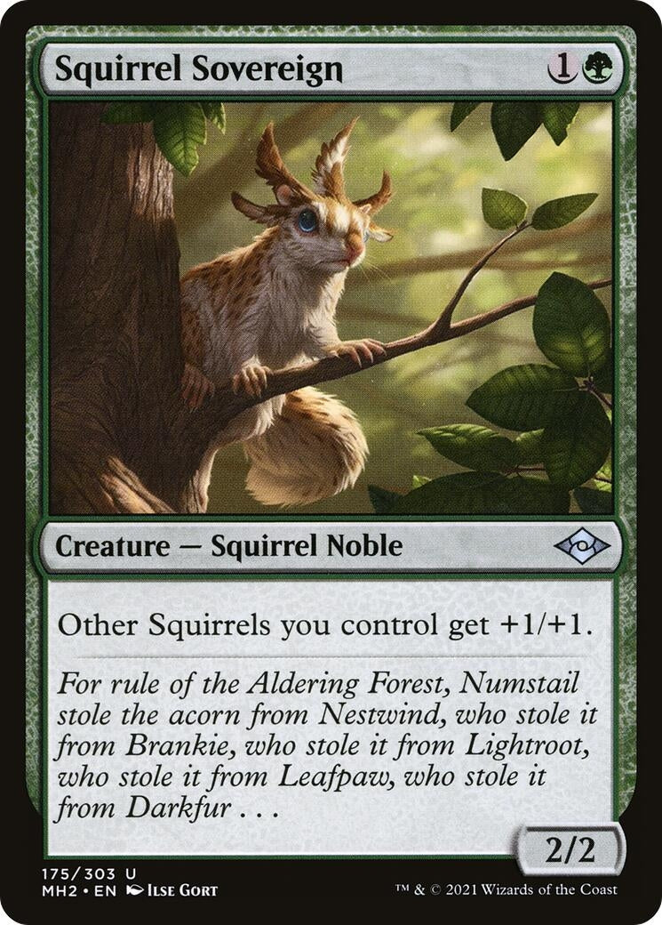 Image for Squirrel Sovereign (175) - Magic: The Gathering