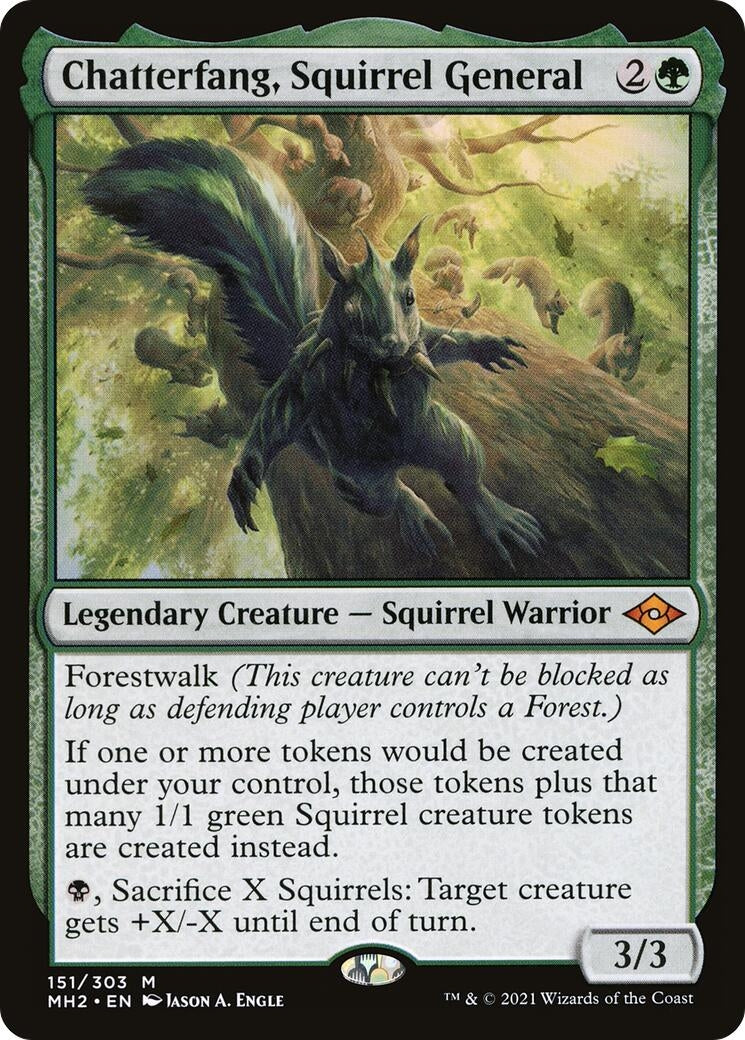 Image for Chatterfang, Squirrel General (151) - Magic: The Gathering
