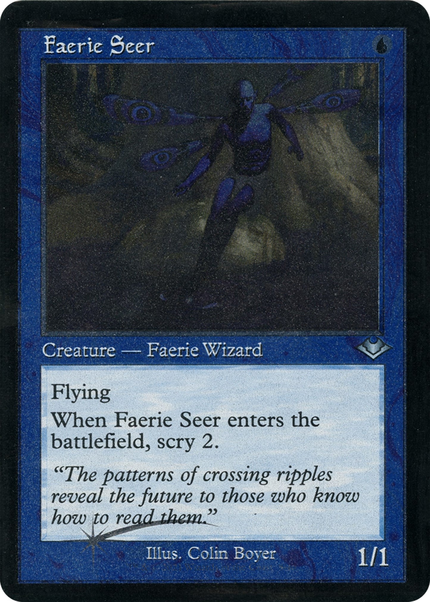 Image for Faerie Seer (Retro Frame) (Foil Etched) (8) - Magic: The Gathering