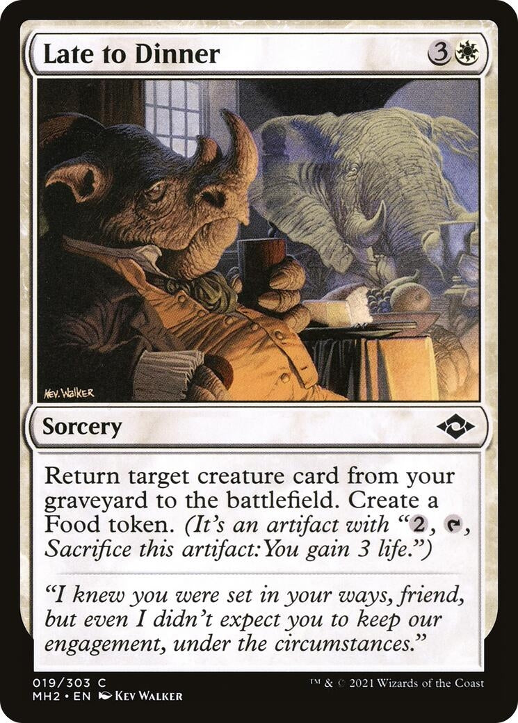 Image for Late to Dinner (19) - Magic: The Gathering