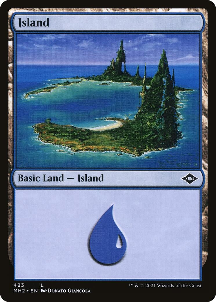 Image for Island (483) (483) - Magic: The Gathering