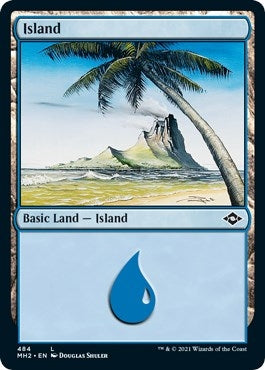 Image for Island (484) (Foil Etched) (484) - Magic: The Gathering