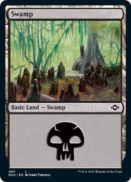 Image for Swamp (485) (Foil Etched) (485) - Magic: The Gathering