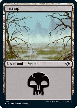 Image for Swamp (486) (Foil Etched) (486) - Magic: The Gathering