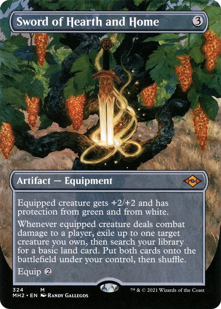 Image for Sword of Hearth and Home (Borderless) (324) - Magic: The Gathering