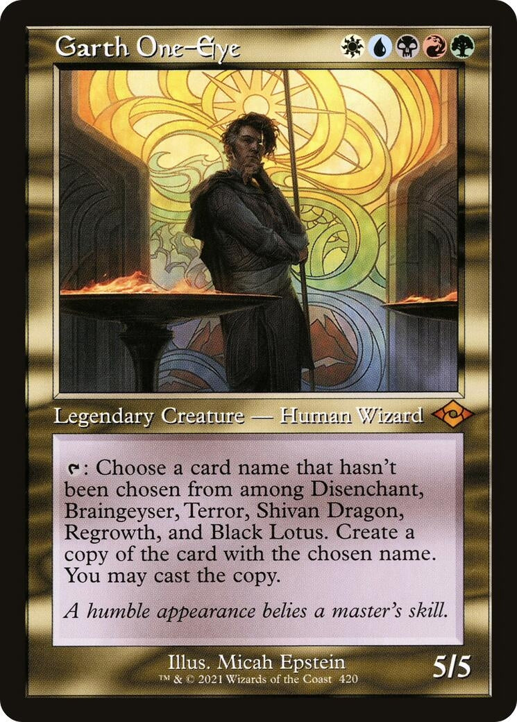 Image for Garth One-Eye (Retro Frame) (420) - Magic: The Gathering