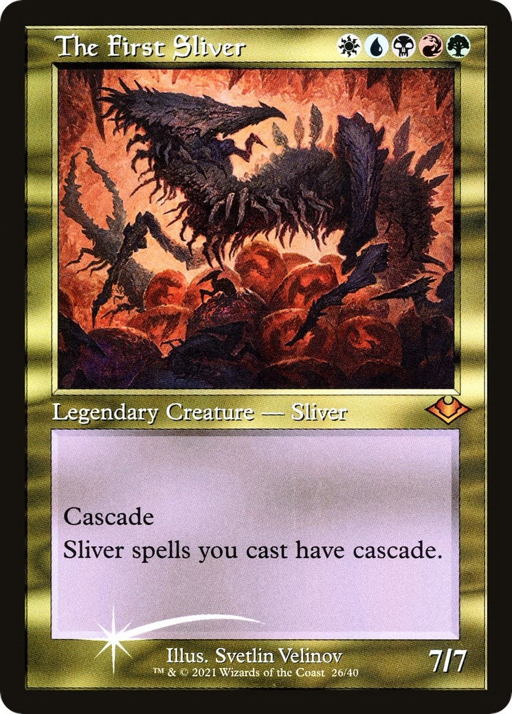 Image for The First Sliver (Retro Frame) (26) - Magic: The Gathering