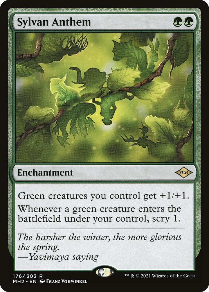 Image for Sylvan Anthem (176) - Magic: The Gathering