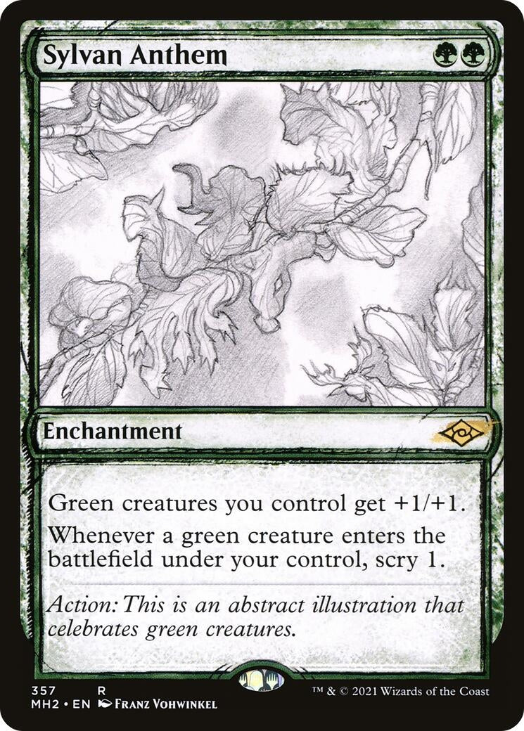 Image for Sylvan Anthem (Showcase) (357) - Magic: The Gathering