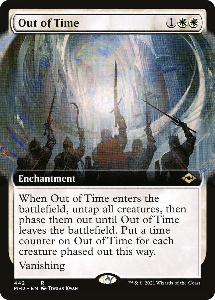 Image for Out of Time (Extended Art) (442) - Magic: The Gathering