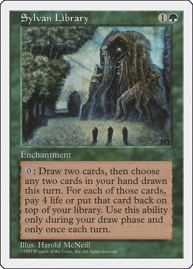Image for Sylvan Library - Magic: The Gathering