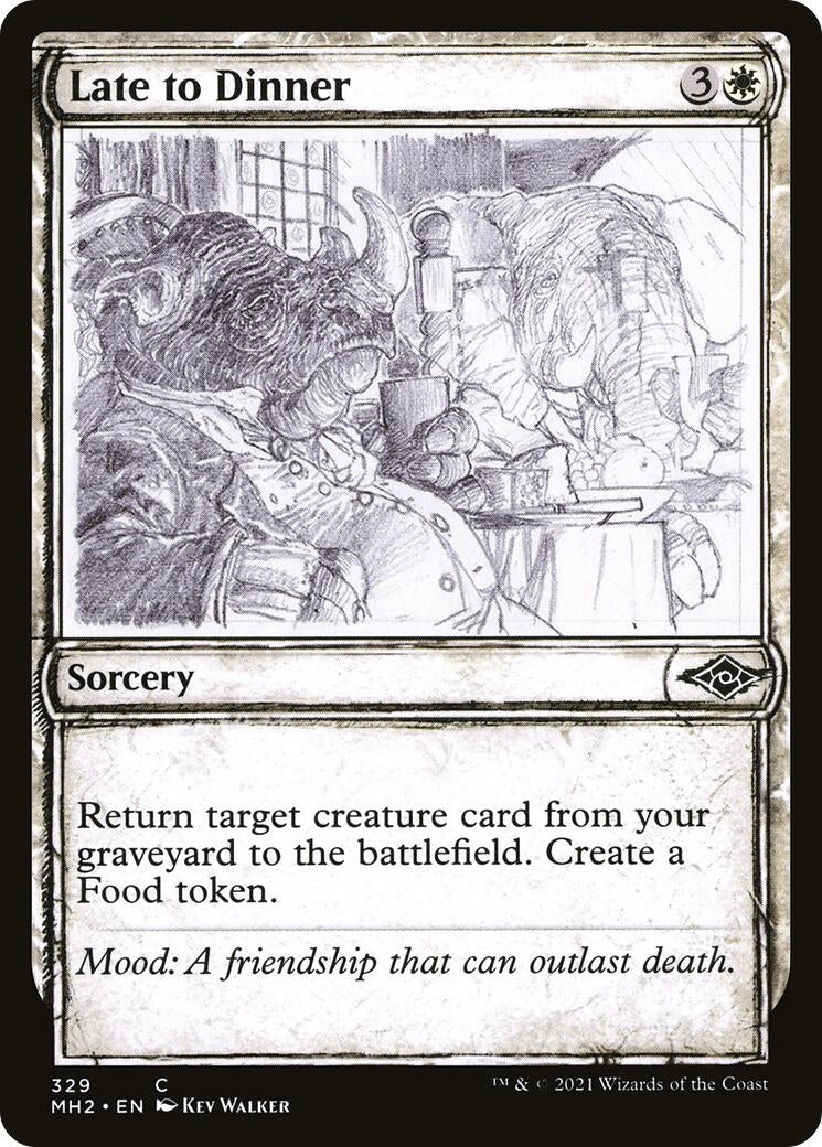 Image for Late to Dinner (Showcase) (329) - Magic: The Gathering