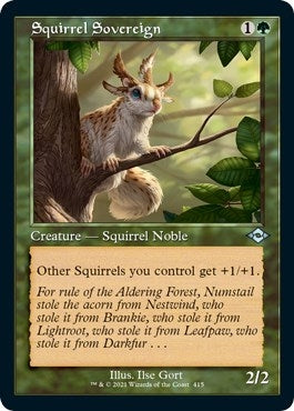 Image for Squirrel Sovereign (Retro Frame) (Foil Etched) (415) - Magic: The Gathering