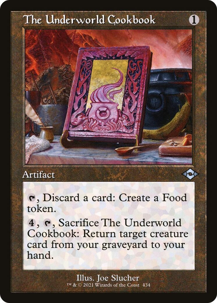 Image for The Underworld Cookbook (Retro Frame) (434) - Magic: The Gathering