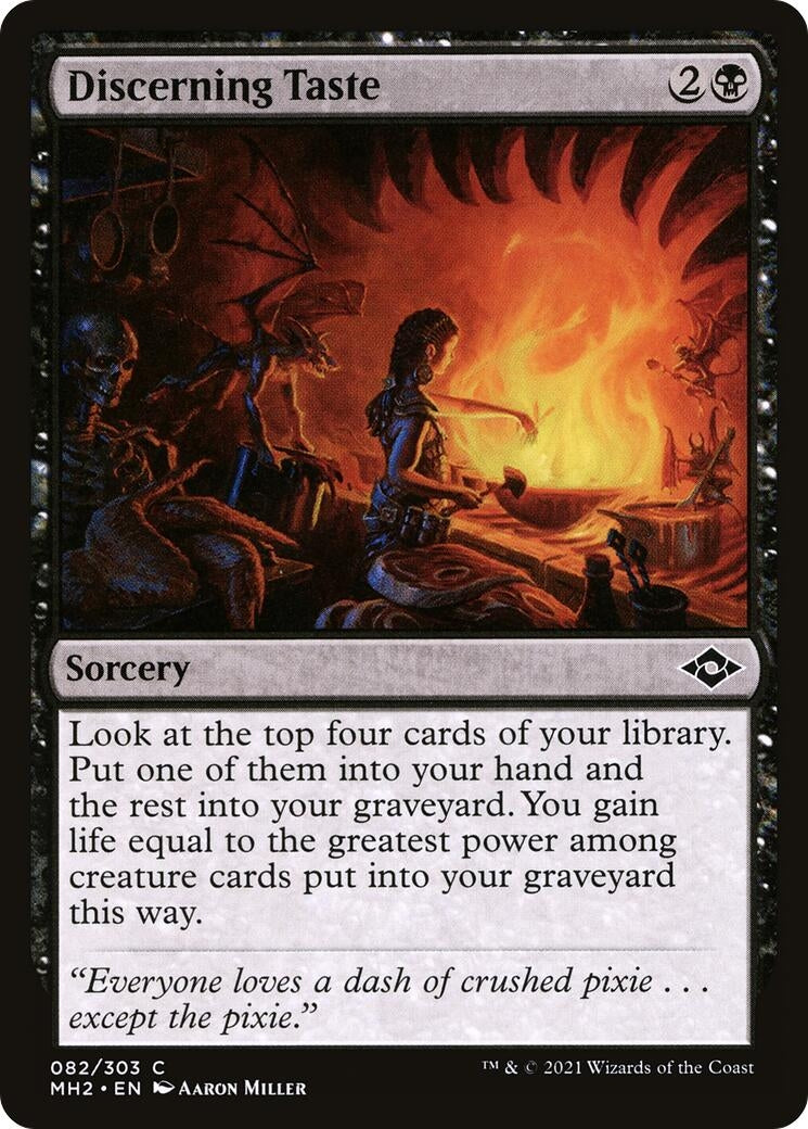 Image for Discerning Taste (82) - Magic: The Gathering