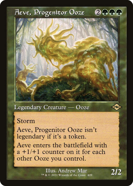 Image for Aeve, Progenitor Ooze (Retro Frame) (409) (MH2) - Magic: The Gathering