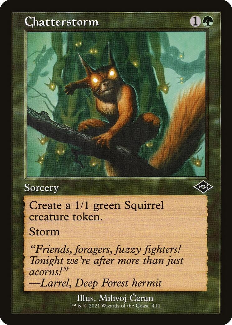 Image for Chatterstorm (Retro Frame) (411) - Magic: The Gathering
