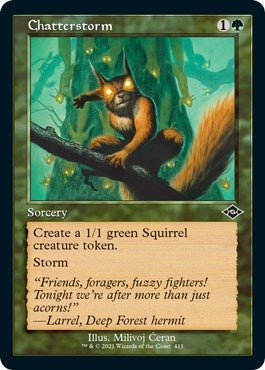 Image for Chatterstorm (Retro Frame) (Foil Etched) (411) - Magic: The Gathering