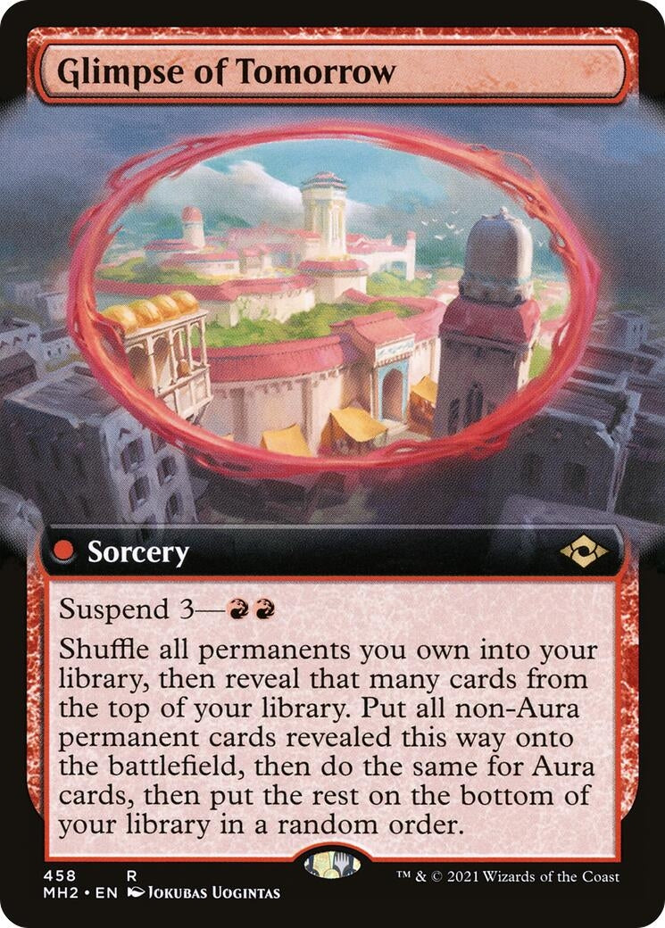 Image for Glimpse of Tomorrow (Extended Art) (458) - Magic: The Gathering