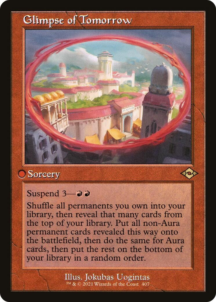 Image for Glimpse of Tomorrow (Retro Frame) (407) - Magic: The Gathering