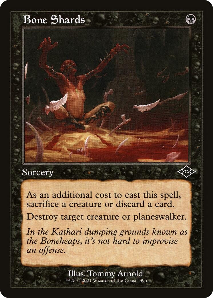 Image for Bone Shards (Retro Frame) (395) - Magic: The Gathering