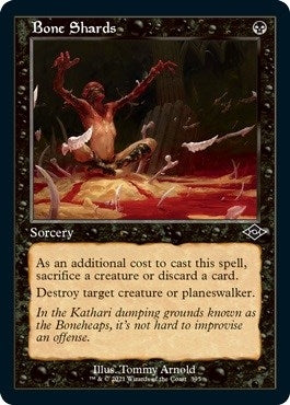 Image for Bone Shards (Retro Frame) (Foil Etched) (395) - Magic: The Gathering