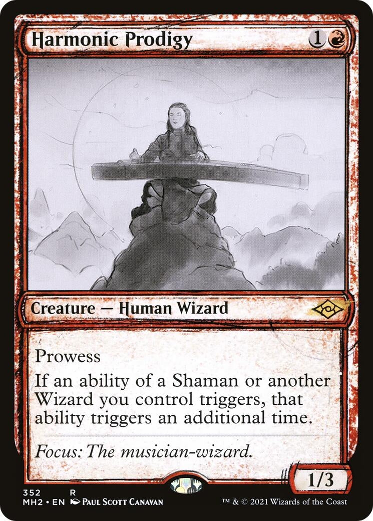Image for Harmonic Prodigy (Showcase) (352) - Magic: The Gathering