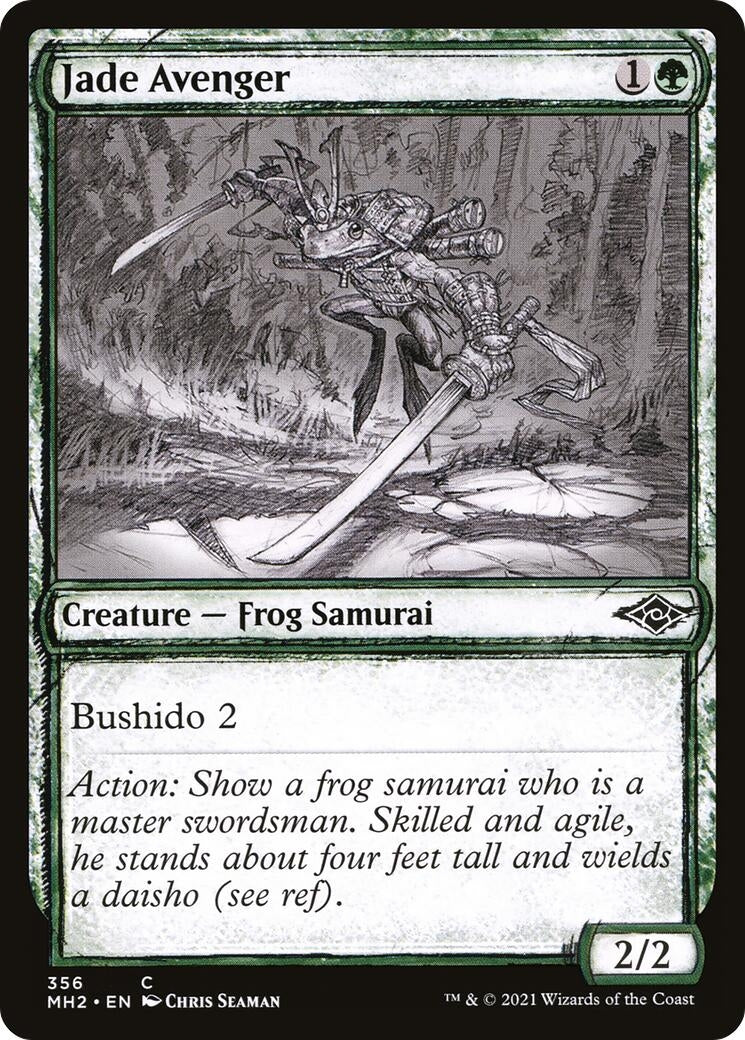 Image for Jade Avenger (Showcase) (356) - Magic: The Gathering