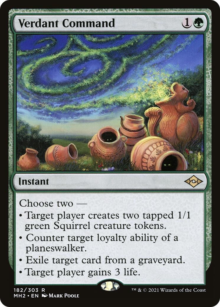 Image for Verdant Command (182) - Magic: The Gathering