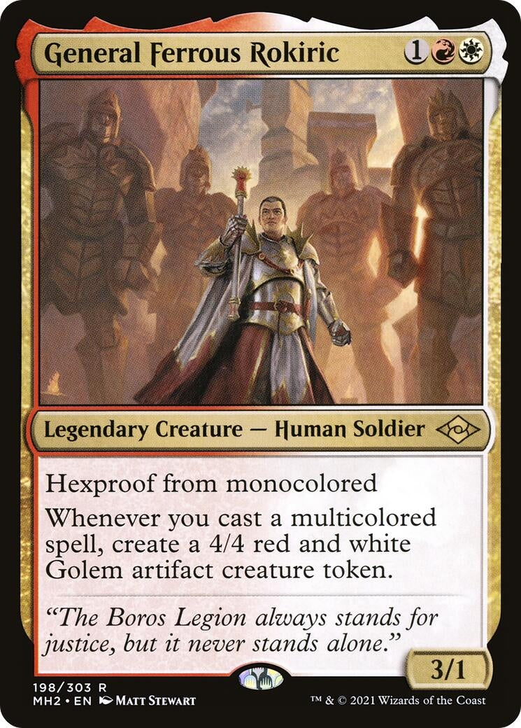 Image for General Ferrous Rokiric (198) - Magic: The Gathering