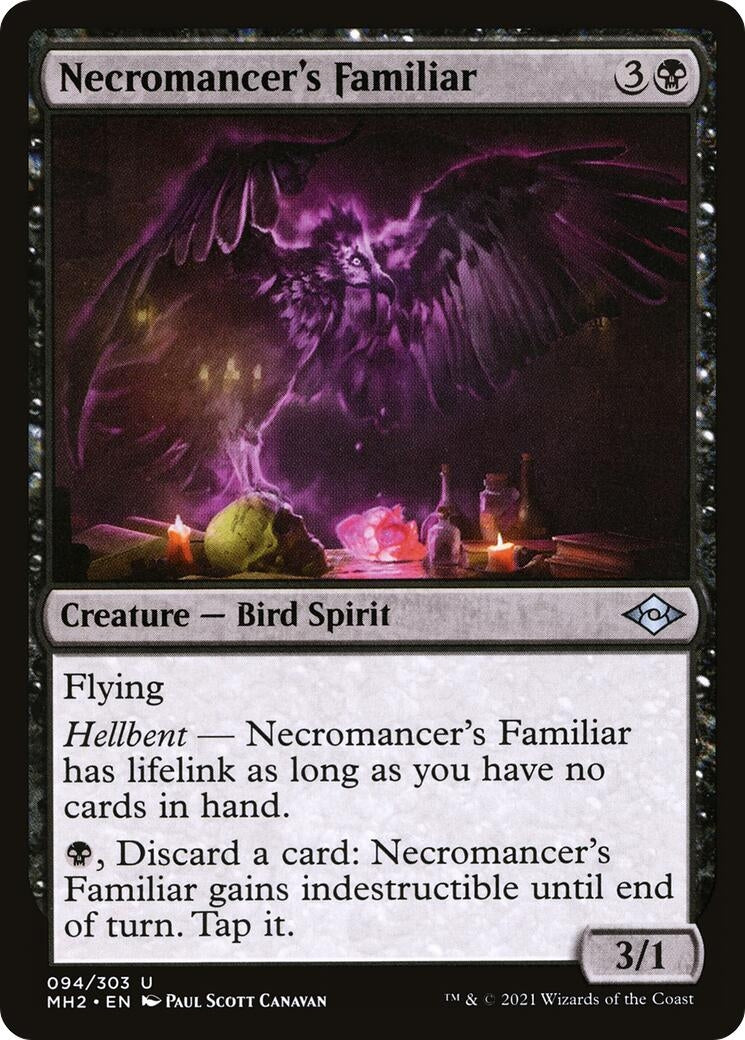 Image for Necromancer's Familiar (94) - Magic: The Gathering