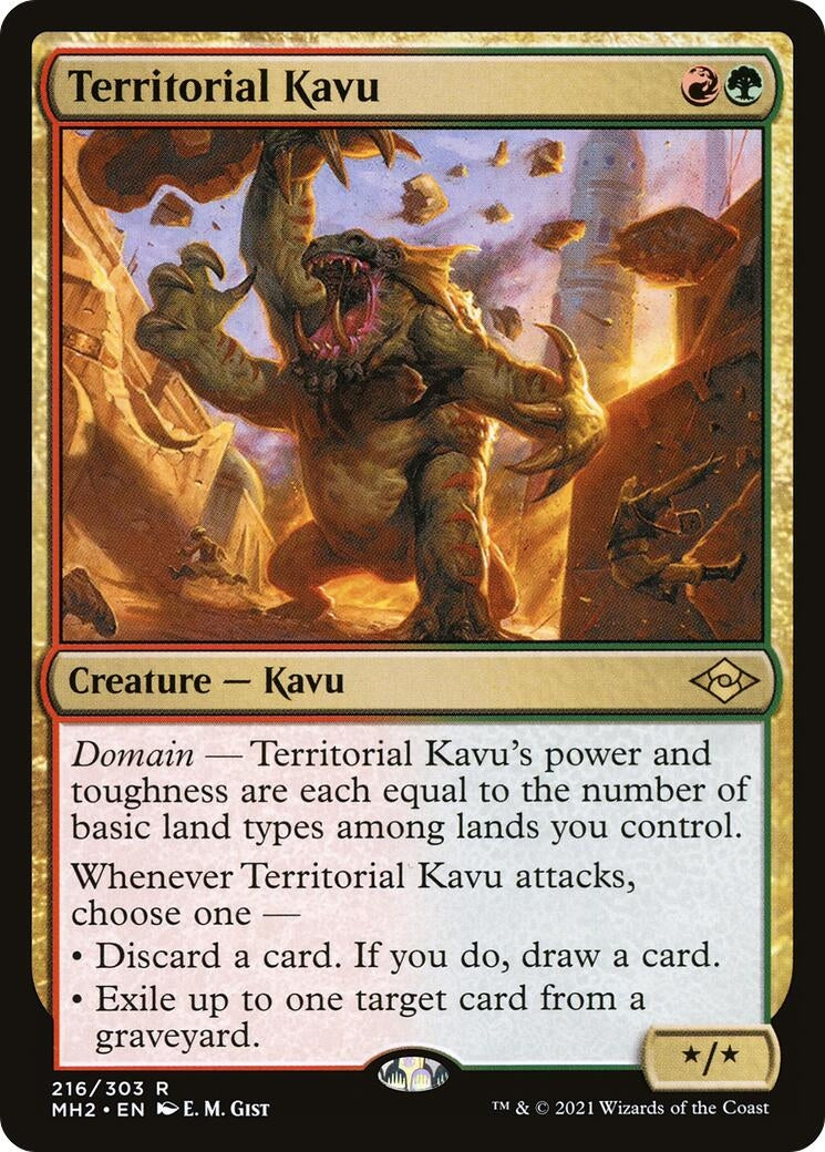 Image for Territorial Kavu (216) - Magic: The Gathering