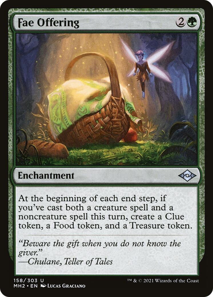 Image for Fae Offering (158) - Magic: The Gathering