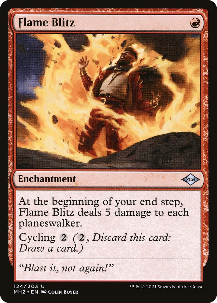 Image for Flame Blitz (124) - Magic: The Gathering