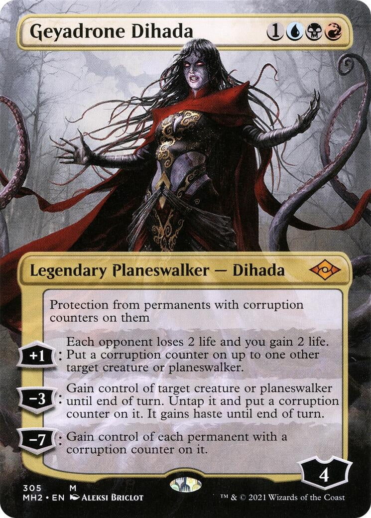 Image for Geyadrone Dihada (Borderless) (305) - Magic: The Gathering