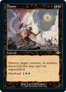 Image for Damn (Retro Frame) (Foil Etched) (396) - Magic: The Gathering