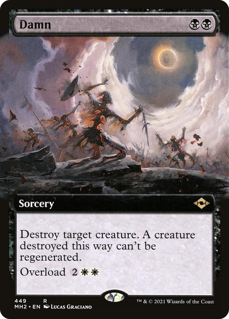 Image for Damn (Extended Art) (449) - Magic: The Gathering
