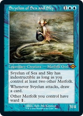 Image for Svyelun of Sea and Sky (Retro Frame) (Foil Etched) (393) - Magic: The Gathering