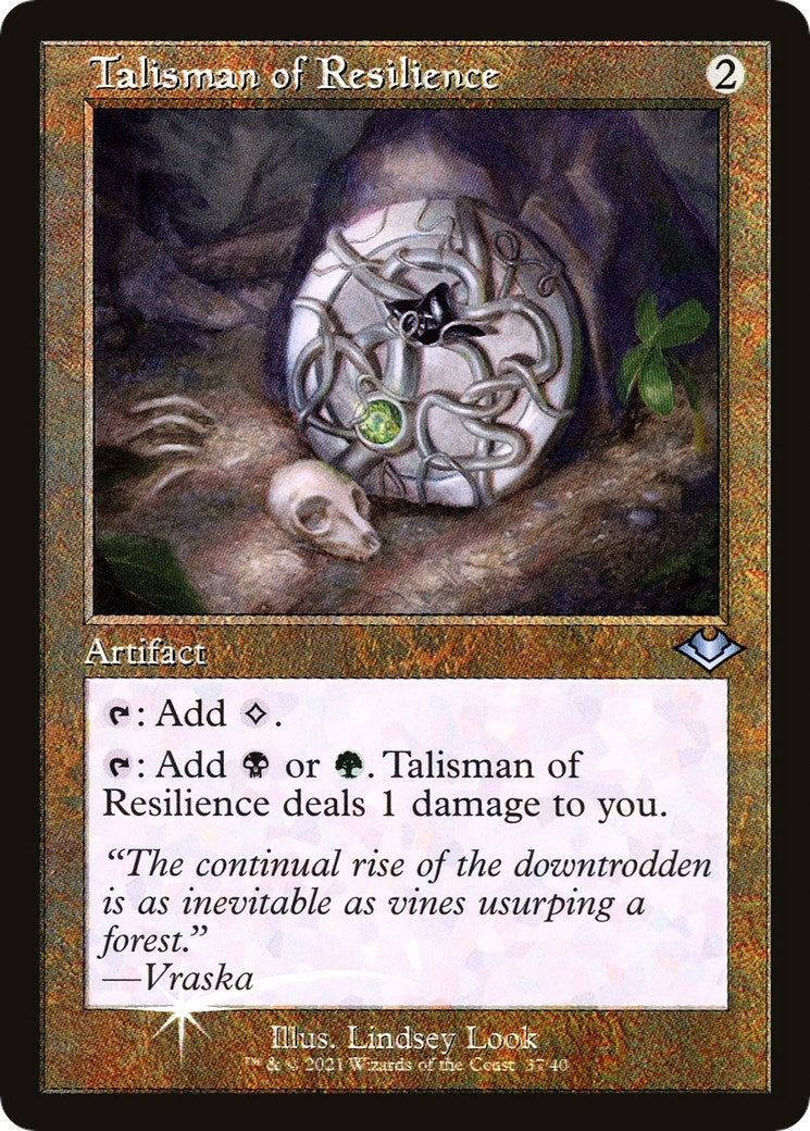 Image for Talisman of Resilience (Retro Frame) (37) - Magic: The Gathering