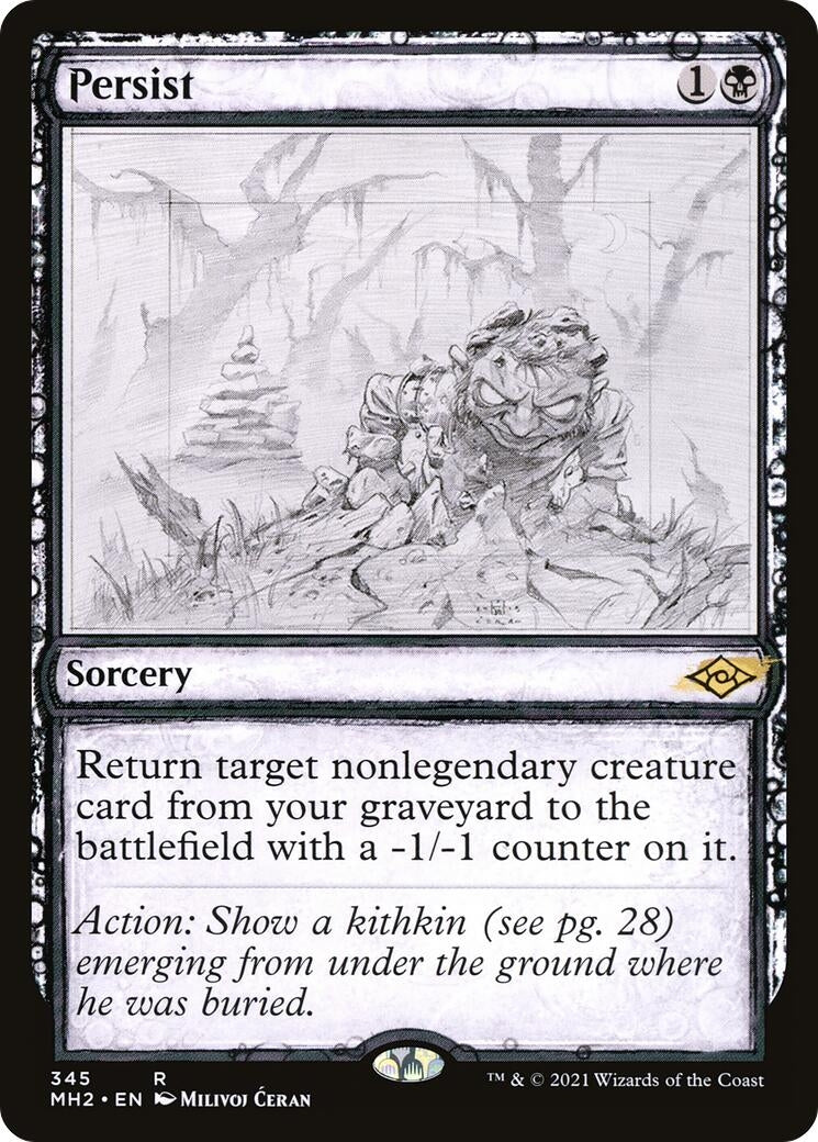 Image for Persist (Showcase) (345) - Magic: The Gathering