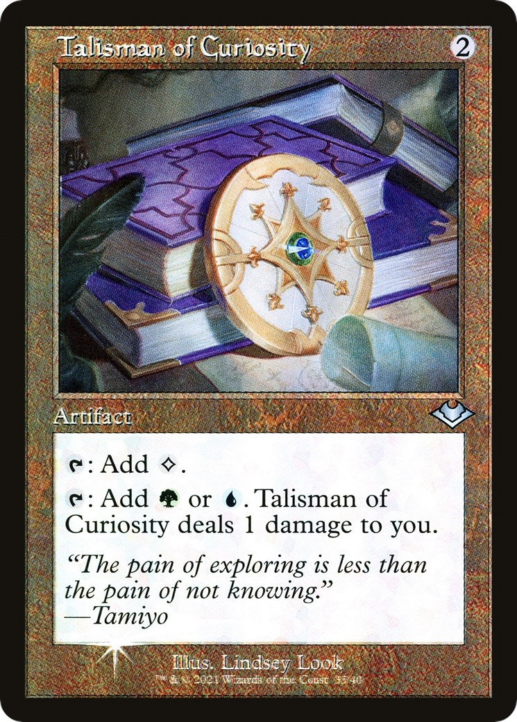 Image for Talisman of Curiosity (Retro Frame) (35) - Magic: The Gathering