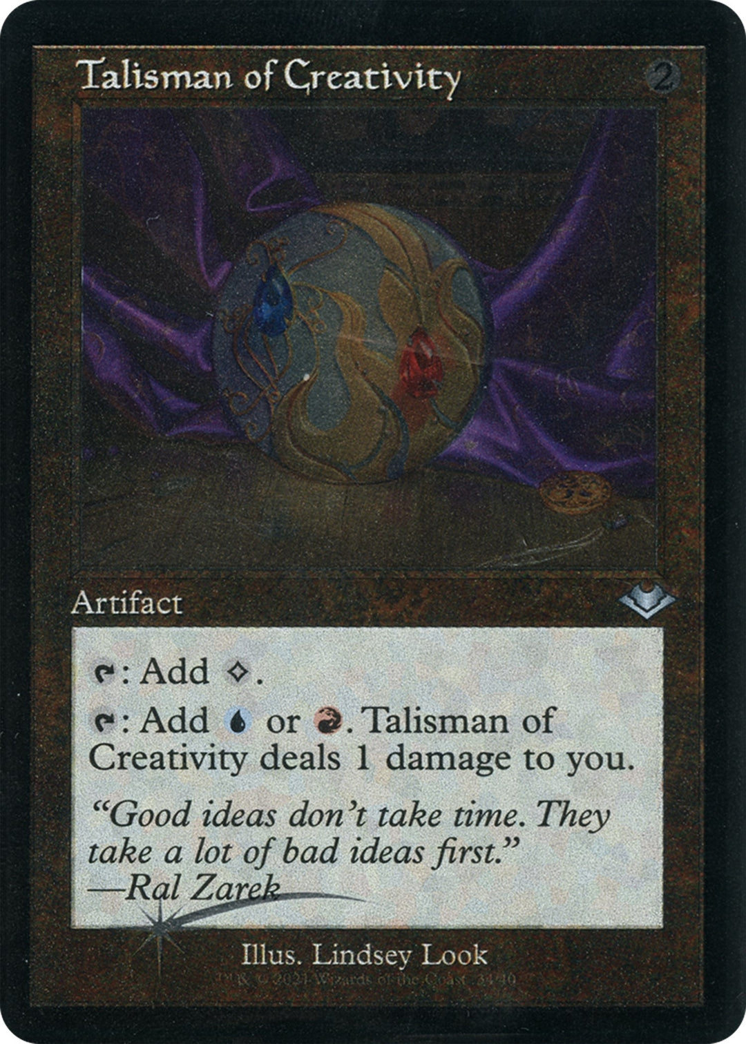 Image for Talisman of Creativity (Retro Frame) (Foil Etched) (34) - Magic: The Gathering