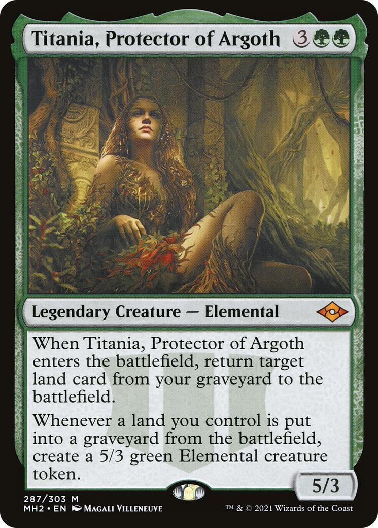 Image for Titania, Protector of Argoth (287) - Magic: The Gathering