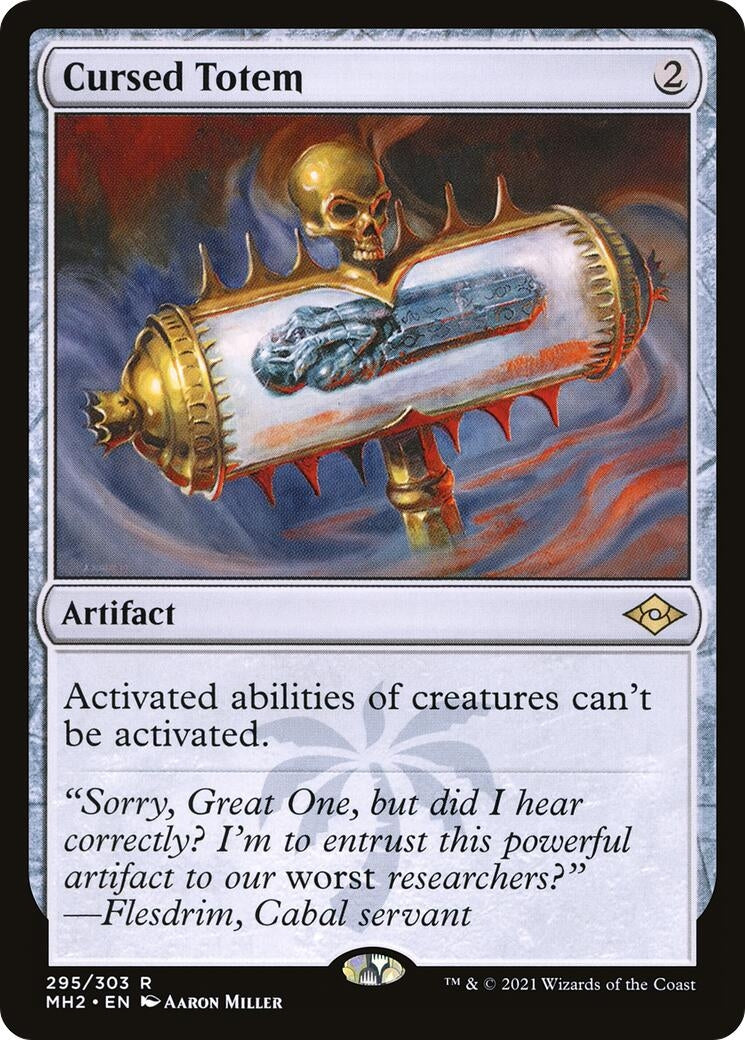 Image for Cursed Totem (295) - Magic: The Gathering