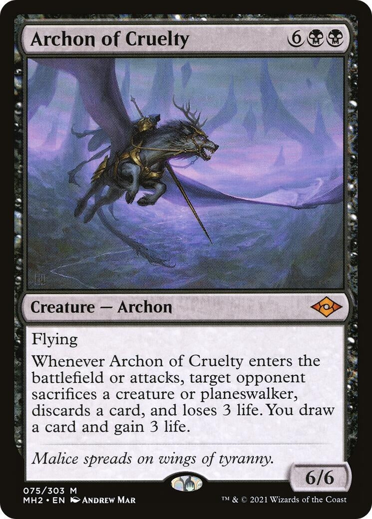 Image for Archon of Cruelty (75) (MH2) - Magic: The Gathering