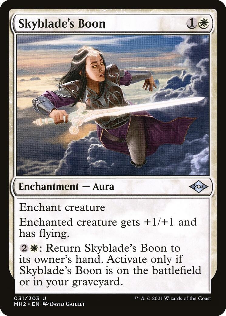 Image for Skyblade's Boon (31) - Magic: The Gathering