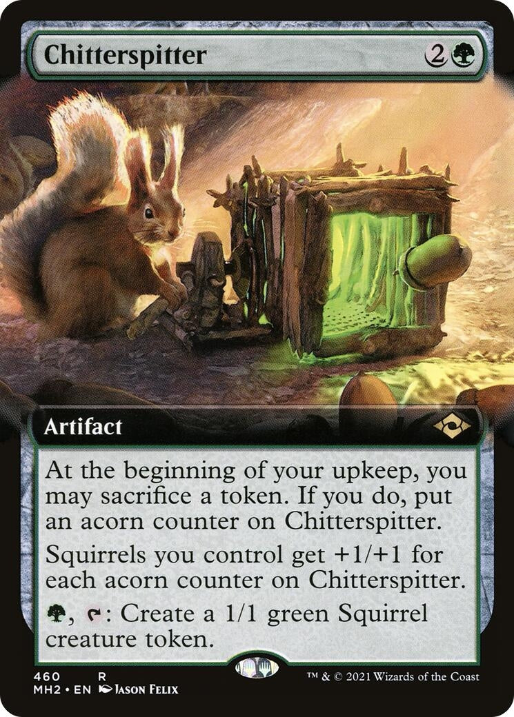 Image for Chitterspitter (Extended Art) (460) - Magic: The Gathering
