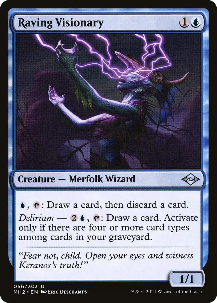Image for Raving Visionary (56) - Magic: The Gathering