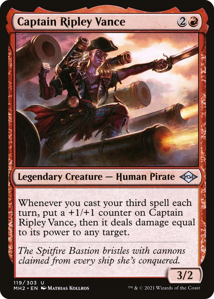 Image for Captain Ripley Vance (119) - Magic: The Gathering